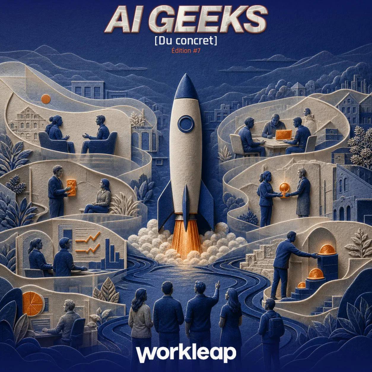 Couverture officielle Luma AI Geeks Édition Mtl #7 avec Workleap